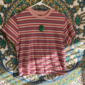 Brain Dead Multicolor Striped Tee